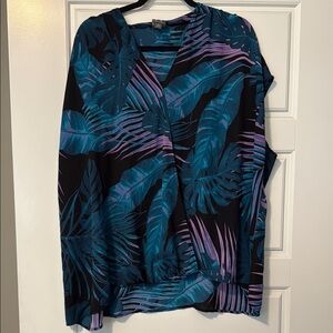 Tropical Print Women's Top